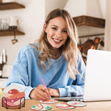 Vesici 8 Pcs Pink Diamond Painting Coasters with Holder Abstract Plants Diamond Art Painting Coasters Boho Art Coaster Kit with Holder DIY Crafts Kits for Adults Beginner Gift Supplies(Pink) Vesici