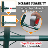 Benefit-USA Multi-Size Large Garden Support Arch Frame Climbing Plant Arch Arbor for Flowers/Fruits/Vegetables (15.9'X7'X7.2'), Green Benefit-USA