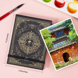 Paul Rubens Watercolor Paper, Cold Press Watercolor Journal,50% Cotton 140 lb/300gsm 20 Sheets 5.2’’ x 3.8’’ Travel Art Journal for Beginners and Artists Paul Rubens