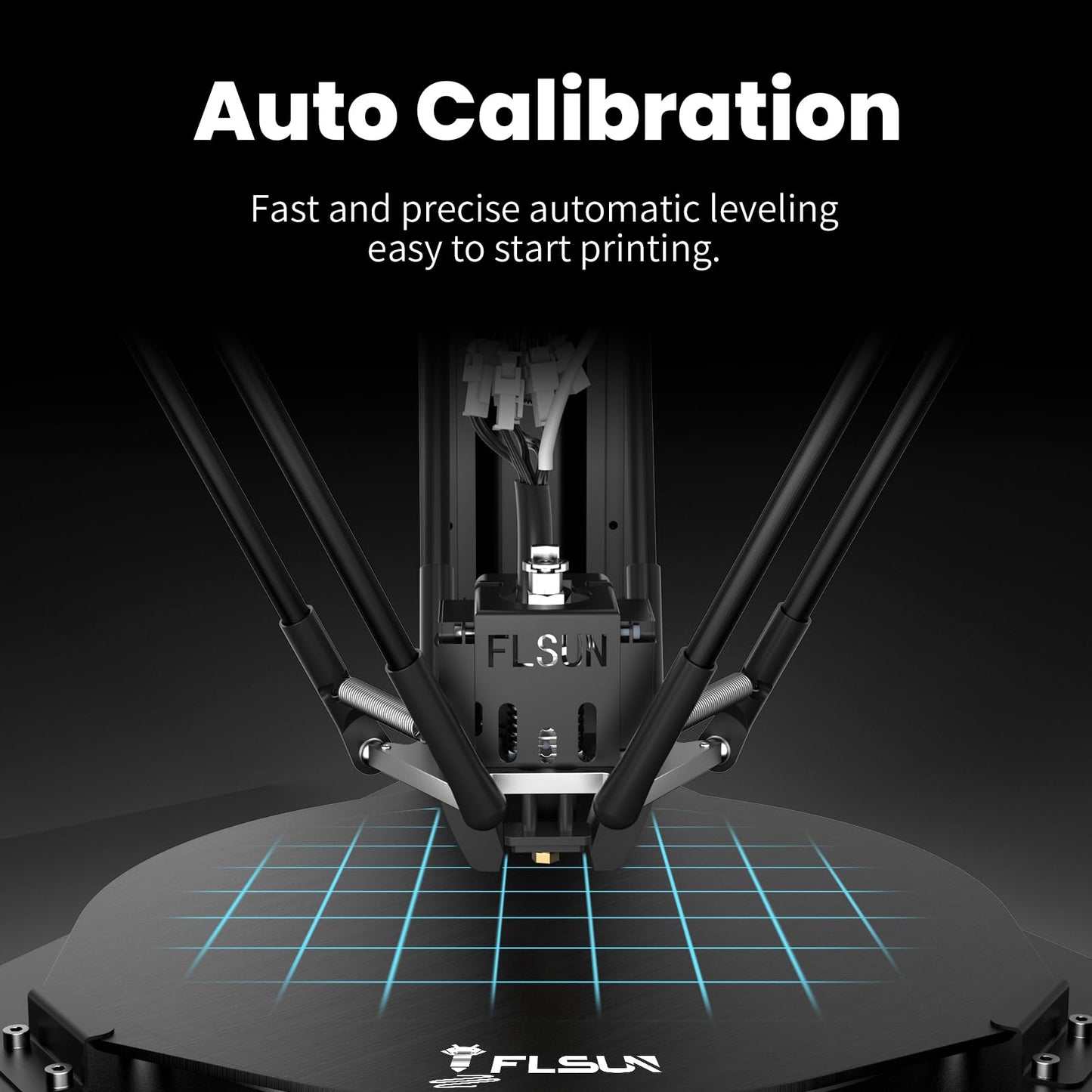 Flsun Super Racer 3D Printer Upgrade 200 mm/s High Speed 2800 + mm/s², flsun sr Upgrade Delta 3D Printers with Direct Drive Extruder and Auto Leveling Size Φ260 x 330 mm (flsun sr) - WoodArtSupply
