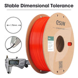 eSUN ASA+ Filament 1.75mm, Weather Resistant 3D Printer Filament for Outdoor Functional Parts, 1KG Spool Heat Resistant Upgraded ASA Plus 3D Printing Filament for 3D Printers, Red eSUN