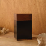 AspenStudio Black Walnut Urn for Human Cremation Ash Wooden Urn for Funeral Handcrafted Urn with Bag for Storage TSA Approved Urn Aspen Studio