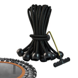Trampoline Replacement Bungee Ropes –15 PCS 8.5in Heavy-Duty Elastic Cords for Trampoline Repair, Durable Jumping Mat Accessories, Fits 12-16 ft Round Trampolines, Include 1 PCS Install Puller Tool ECEOCC