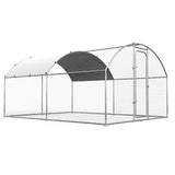 Oranland Chicken Coop Metal Large Chicken Run for Yard Chicken Pen Outdoor Heavy Duty Poultry Cage with Waterproof and Anti-Ultraviolet Cover for Outdoor Farm Use Oranland