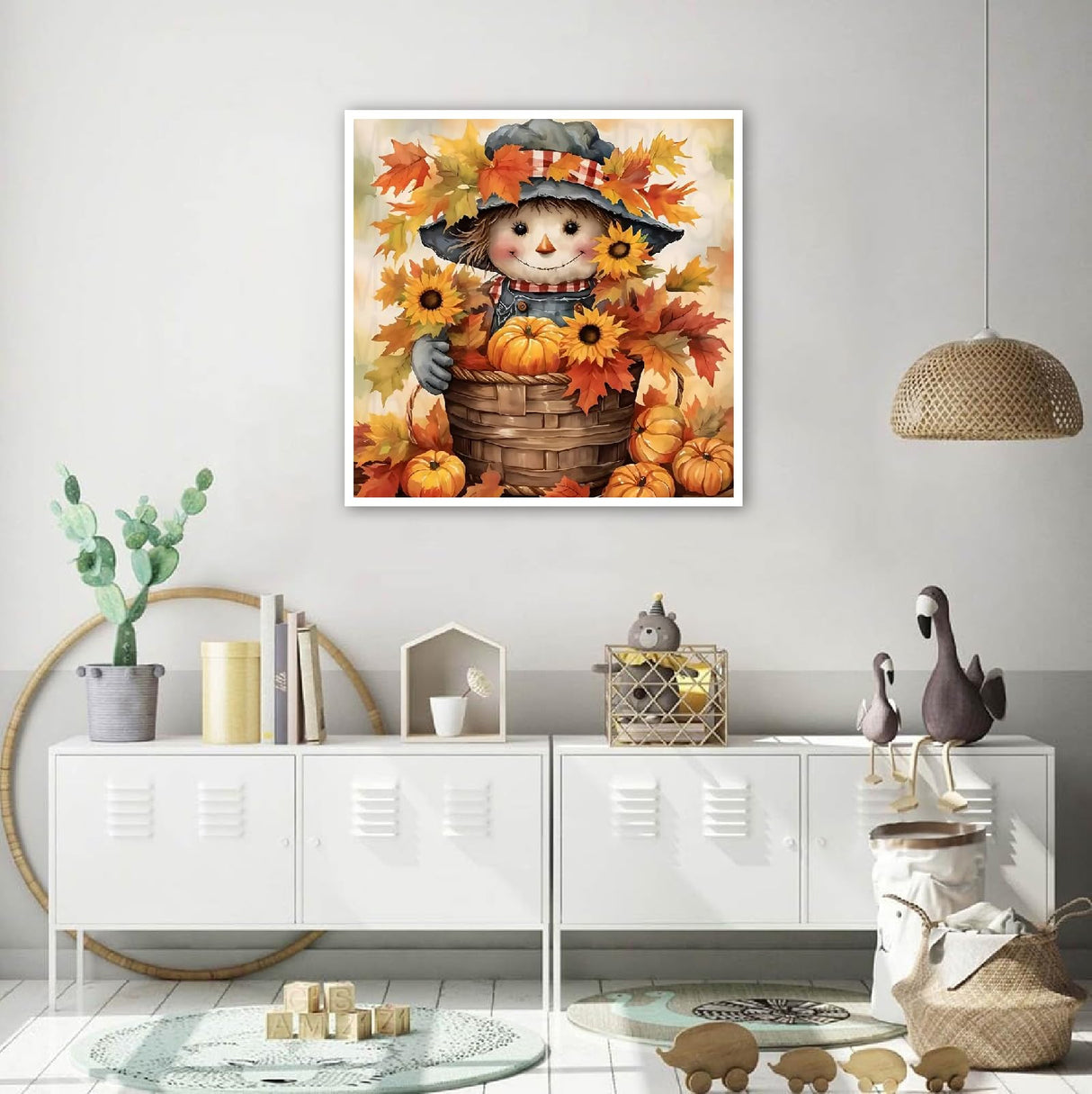 JFYHAB Pumpkin 5D Diamond Painting Kits for Beginner,Fall Pumpkin Diamond Art kit for Adults,DIY Autumn Diamond Dots with Diamond Gem Art and Crafts for Adults Home Wall Decor 11.8x11.8inch JFYHAB