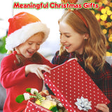 HINZER 6 Pack Gnomes Christmas Decorations 13.7" Lighted Swedish Tomte Xmas Gnome Plush Elf Doll Scandinavian Santa Christmas Ornaments Holiday Indoor Home Tabletop Decorations Gifts, Red Green Gray HINZER