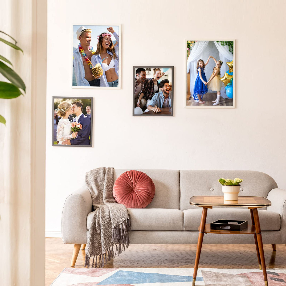 100 Pcs Sublimation Blanks for Picture Frame 8.5 x 11 Inch Double Sided Sublimation Blanks Canvas Heat Transfer Canvas Sheets Printable Inkjet Canvas Pads for Painting DIY Photos Murals Backdrops Leelosp