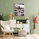 UPABLUNSO Diamond Painting Kits for Adults Plane Airplane 5D DIY Diamond Art Kits Full Drill Diamond for Gift Wall Decor and Relaxation Gem Arts 12x16 inch UPABLUNSO