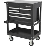 Ironton 30in. 5-Drawer Mechanic's Tool Cart - 33-7/8in.L x 17-5/8in.W x 39-1/8in.H, 700-Lb. Capacity Ironton