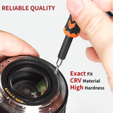 SHARDEN 58 in 1 Small Precision Screwdriver Set Magnetic Mini Screwdriver Set with Case Professional Electronic Tools Kit for iPhone, MacBook, Computer, Laptop, PC, RC, PS4, Xbox, Eyeglasses, Watch Sharden