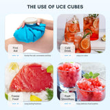 ZAFRO Countertop Ice Maker,Portable Ice Machine with Carry Handle,Self-Cleaning,Basket and Scoop,9 Cubes in 6 Mins,26.5lbs/24Hrs,2 Sizes of Bullet Ice,for Home,Kitchen,Party,Black ZAFRO