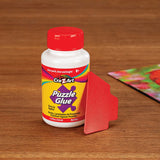 RoseArt Jigsaw Puzzle Glue with Applicator - Saves, Laminates and Preserves Finished Jigsaw Puzzles - Easy to Apply, Dries Quick, Clear & Bright RoseArt