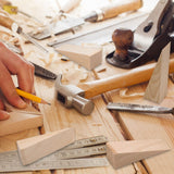 Wooden Door Stopper Non-Slip Door Stops Wooden Wedges Wood Door Stop Door Wedge for Bottom of Door Stopper Wedge Triangle Wood Block for Home Bedroom Office Living Room 3.9 * 1.2 * 1.2in (8pcs) Cuyacili