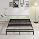 EMODA 6 Inch Heavy Duty Metal King Bed Frame - No Box Spring Required, Noise-Free Design, Easy Assembly EMODA