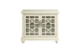 Martin Svensson Home Small Spaces 2-Door Accent Cabinet - TV Stand, 38" W x 32" H, Antique White Martin Svensson Home