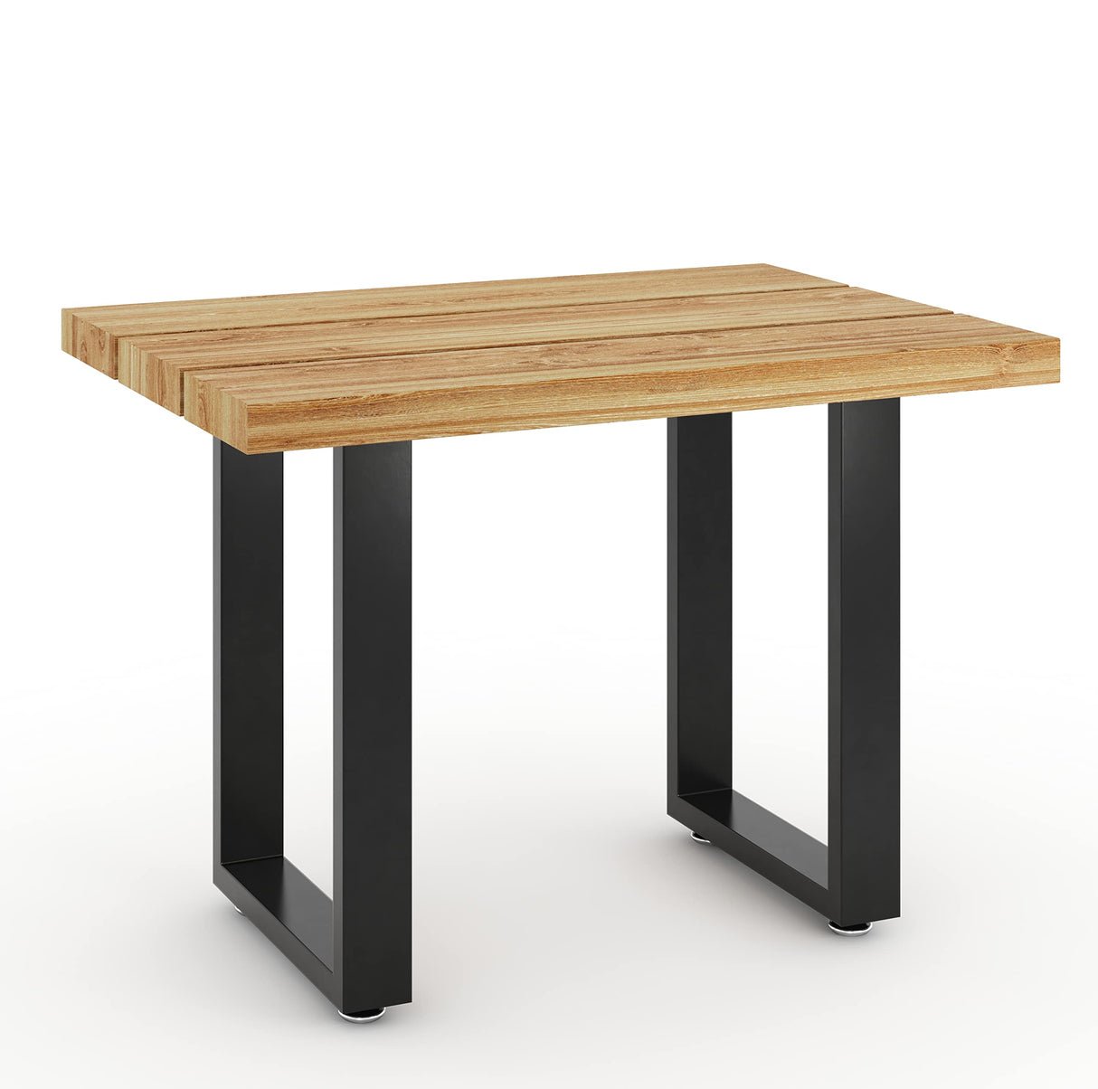 Luffioner 16” Bench Legs,Metal Table Legs Heavy Duty Furniture Legs 16",Coffee Table Legs Side Table Legs,16”Height 11”Wide,Set of 2 Luffioner