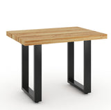 Luffioner 16” Bench Legs,Metal Table Legs Heavy Duty Furniture Legs 16",Coffee Table Legs Side Table Legs,16”Height 11”Wide,Set of 2 Luffioner