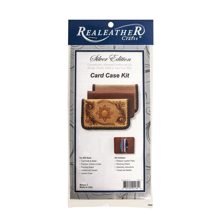Realeather Silver Edition Card Case Wallet Leathercraft Kit Realeather