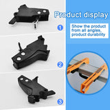 Gabasinover 2 PCS Clips with Miter Saw Mounting Brackets Compatible with Dewalt's DW7231 DE7023 DE7033 DE7025 DWX723 DW7231 DWX724 Mounting Bracket and Dewalt Heavy Duty Miter Saw Stand Gabasinover