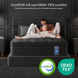 Full Mattress,12 Inch Full Size Hybrid Mattress with Memory Foam and Individual Pocket Spring for Motion Isolation,CertiPUR-US Certified. Huwesal