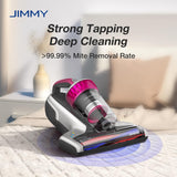 Jimmy WB73 Mattress Vacuum Cleaner, Pet Hair Vacuum, Bed Vacuum with UV & Ultrasonic, Strong Suction, Dust Recognition and Anti-allergen (WB73, Corded) Jimmy