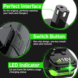 NEW Upgraded 3.5Ah 18V Battery for Ryobi 18V Battery Lithium-ion Battery for Ryobi 18V ONEPLUS Battery P102 P108 P189 P190 P197 P100 P107 for 18V Ryobi Battery Replacement Cordless Tool Battery 2PACK Bonadget