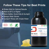 Siraya Tech Sculpt High-Temp Resistant 3D Printer Resin - Up to 180C, High Precision, Compatible with 8K DLP/LCD Printers for Engineering, Jewelry, & Industrial Applications (Clear, 1kg) Siraya Tech