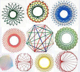 String Art Kit - Set of Frames with Strings - Math Activity Kit - DIY Kit - Without Nails - for Kids and Teens - Art and Craft Gift (Set of 3) GREA