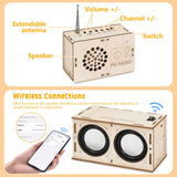 Stem Projects Toys for Boys age 8-12 12-14 Science Kit Building Own Bluetooth Speaker & FM Radio DIY Electronics Kit Science Experiments Kid 9-12 Boy Toys Birthday Gift 8 9 10 11 13 Year Old Teen Girl choopheme