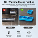 CCTREE Glow in The Dark ASA Filament 1.75mm, UV-Resistant, High-Strength & Weatherproof Material for Durable Outdoor Prints, 1kg (2.2lbs) Spool, Accuracy +/- 0.03mm, Glow Green CCTREE