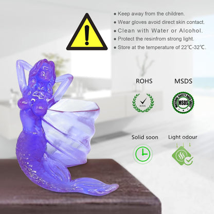 Yousu 3D Printer Resin UTH Nebula, Water Washable Resin Dual Color 3D Printer UV-Resin Rapid LCD UV-Curing Resin 405nm Photopolymer Resin for LCD 3D Printer 1000g, Purple Blue Color.