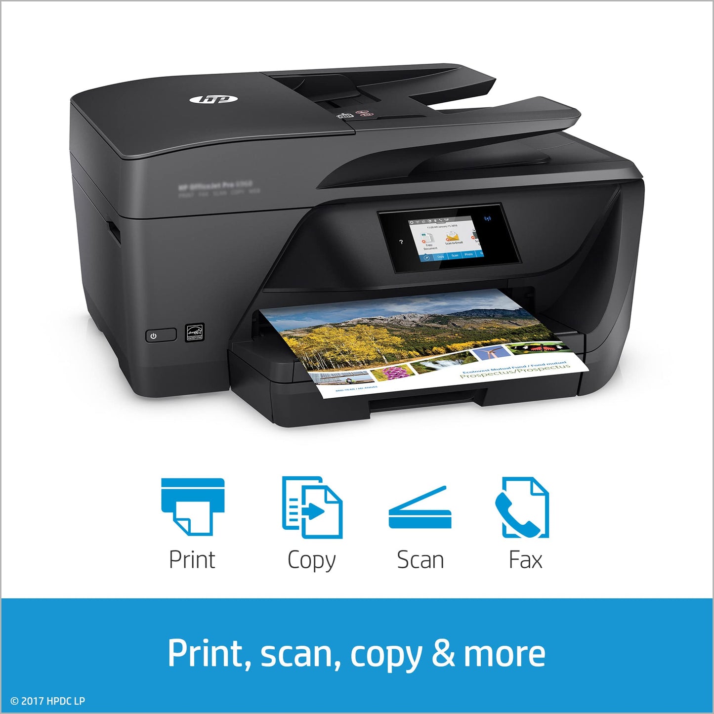 HP OfficeJet Pro 6978 All-in-One Wireless Color Printer, HP Instant Ink, Works with Alexa (T0F29A)