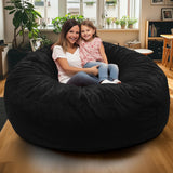 ULTIMATE SACK 6ft Bean Bag Chair, Oversize Bean Bag Chair for Adults, Comfy Chair Bean Bag Couch Lounge Sofa Loveseat Furniture | Charcoal Fur ULTIMATE SACK