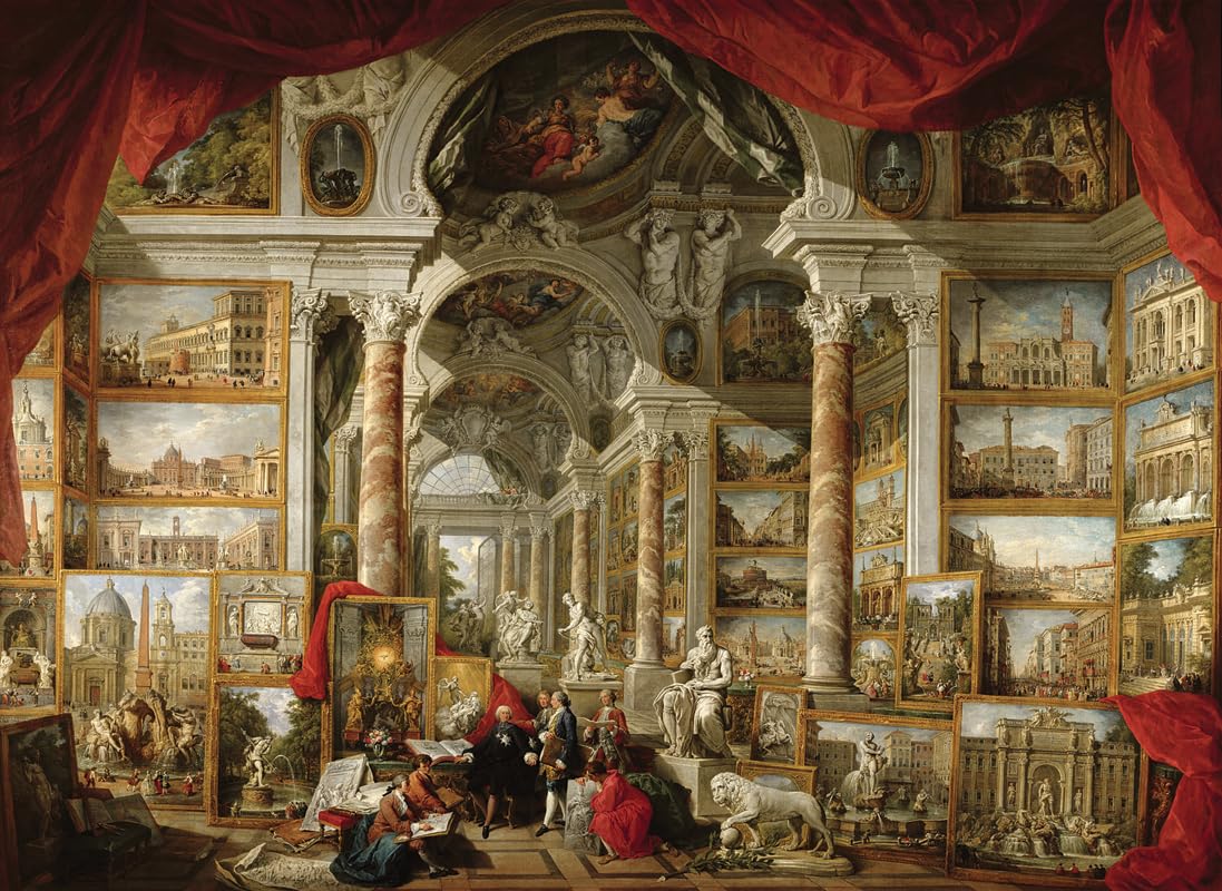Anatolian Puzzle - Gallery with Views of Modern Rome, 4000 Piece Puzzle, #5204 Anatolian