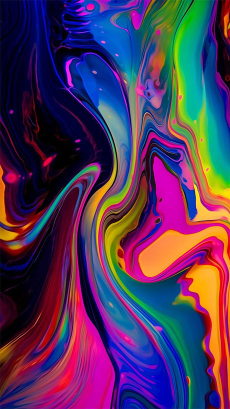 ZHUMUTO Large 5D Diamond Art Painting Kits for Adults,15.7x27.5inch Abstract Colorful A DIY Full Round Drill Diamond Dots Large Size,Big Gem Art and Crafts for Home Wall Decor Gifts ZHUMUTO