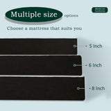 VFD 6 Inch Gel Memory Foam Twin Mattress Washable Cover Medium-Firm for Bunk Bed, Trundle Bed, Pressure Relief CertiPUR-US Certified Mattress in a Box VFD