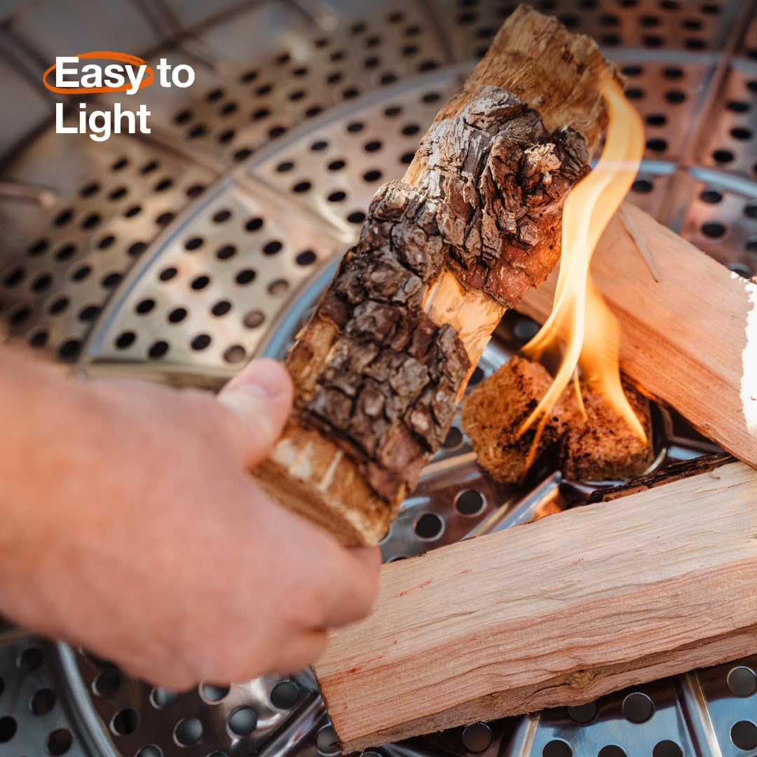 Solo Stove Yukon 2.0, 27 Inch Smokeless Fire Pit with Removable Ash Pan - Wood Burning Portable Stainless Steel Outdoor Fireplace, Stainless Steel, Ideal for 6 or More People, 38 lbs Solo Stove