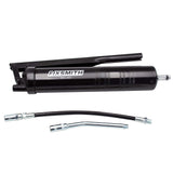 FIXSMITH Professional Lever Action Grease Gun- Heavy Duty Construction-10,000 PSI Max Pressure,Includes 12" Reinforced Flex Hose & 7" Rigid Extension,2-Way Loading-14 oz.Cartridge & Bulk Fill. FIXSMITH