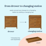 Davinci Charlie 3-Drawer Dresser in Chesnut DaVinci