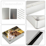 Framendino, Sublimation Candy Tin Box Storage Blank Box with Lid Metal Trinket Tins Container Rectangle Framendino
