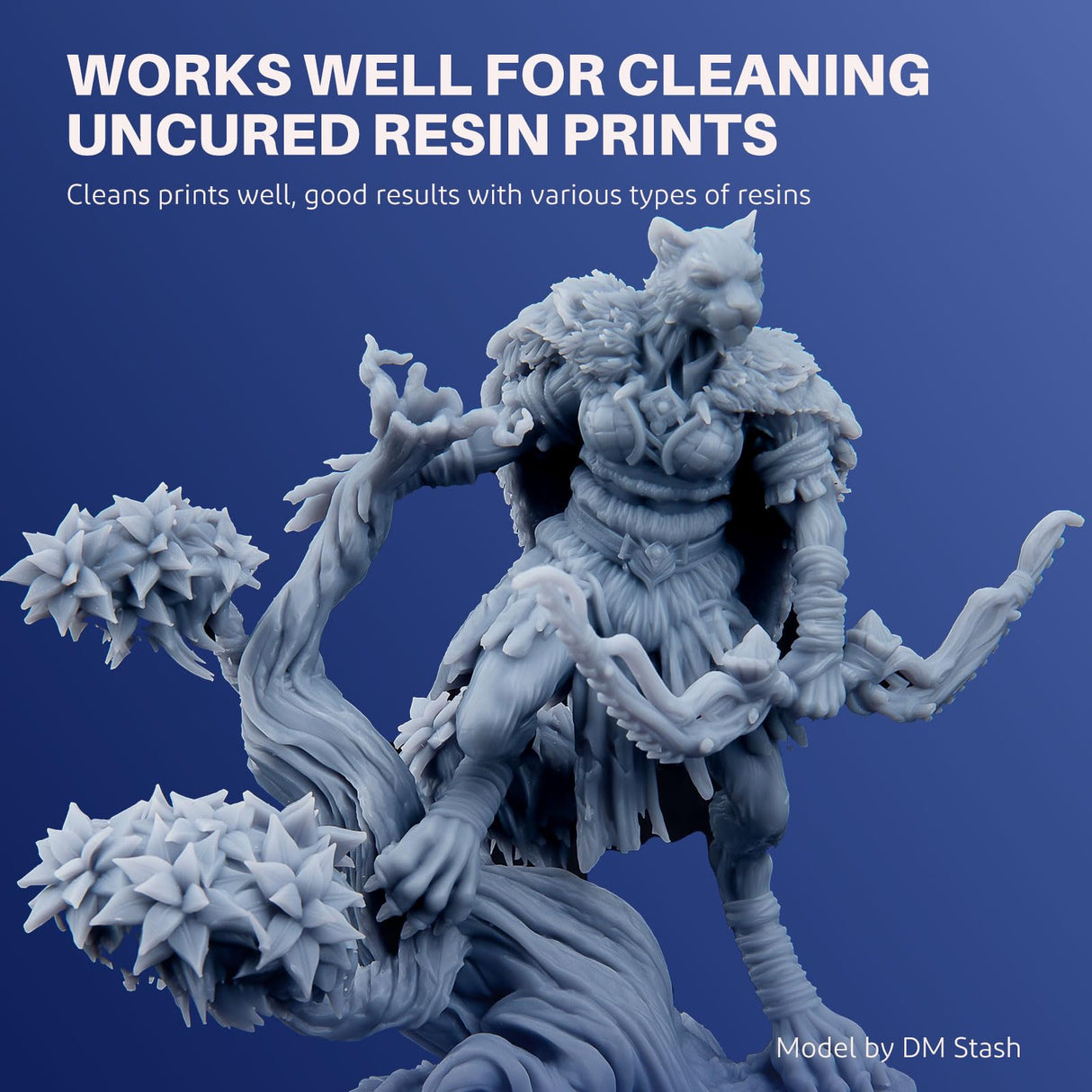 ELEGOO 5000G 3D Resin Detergent - Powerful Cleaning Solution for 3D Printing, Fast-Acting, Safe for All Resin Types ELEGOO