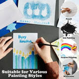 30 Sets Blank Watercolor Cards with Envelopes, 140lb/300GSM Cotton Watercolor Paper Cards, 4 x 6 in Foldable Watercolor Postcards with Envelopes for Greeting Cards Birthday Wedding Invitations ProSuites
