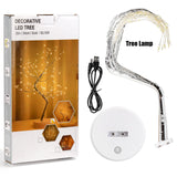 Hbaushun 20" Tabletop Bonsai Tree Light, 108 LED Fairy Light Spirit Tree, Battery/USB Operated, Touch Sensor Switches, DIY Artificial Tree Lamp for Bedroom Desktop Christmas Room Decor (Warm White) Hbaushun