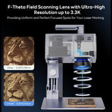 Longer Nano Pro Portable Laser Engraver, 5000mm/s High-Speed 12W Laser Engraver and Cutter, Engraving Precision 0.01 * 0.01mm, DIY Engraver Tool for Wood, Acrylic, Leather, Cloth, Metal, Ceramics Longer