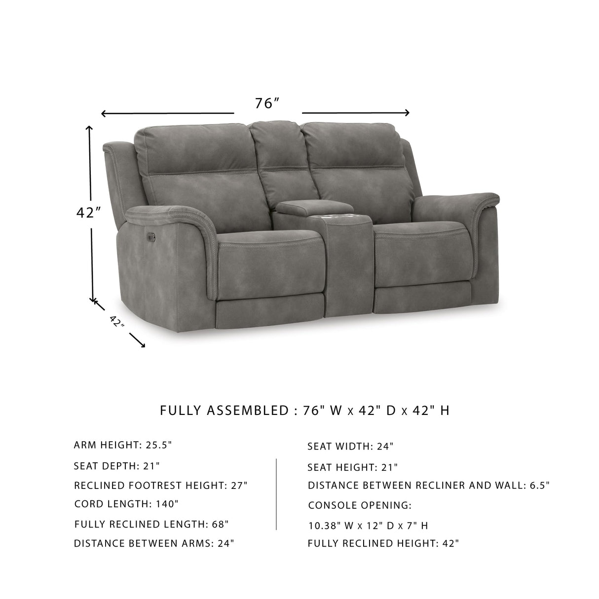 Signature Design by Ashley Next-Gen DuraPella Love Seats, Slate Signature Design by Ashley