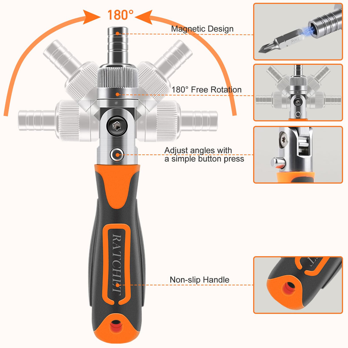 Ratcheting Screwdriver Set: KeenWise 38-in-1 Ratchet Screwdriver Tools Versatile Magnetic Tools for Mechanics and DIY Enthusiasts (2880A) KeenWise