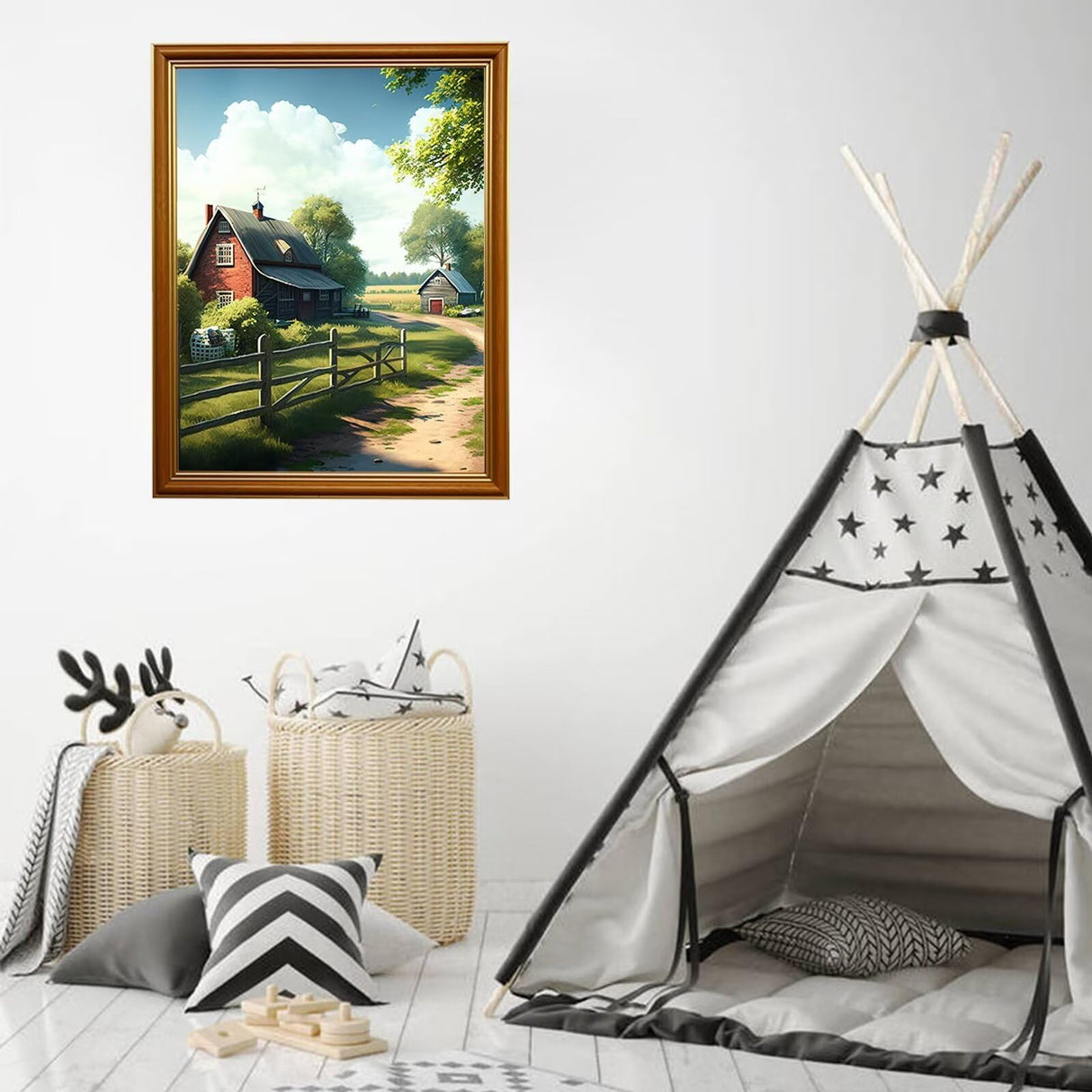 DIY Diamond Painting - White Tiger Family Diamond Painting Kits,Beginners 5d Full Diamond Round Crystal Craft Vertical Office Decor Wall Decor,Gift for Mom 12x12 Inch Rovifei