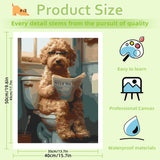 Reivworl Dog Paint by Numbers Kit for Adults, Dog Paint by Number Adult, Painting by Numbers for Gifts and Home Interior Decor 16x20 Inch Reivworl