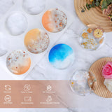 Round Resin Molds, Large 6 Cavity Coaster Silicone Molds, Deep Coaster Molds for Epoxy Resin, Epoxy Resin Molds for Epoxy Resin Crafts, Coasters, DIY Crafts KISREL