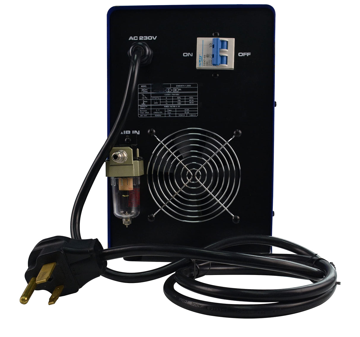 LOTOS LTP6000 60Amp Non-Touch Pilot Arc Plasma Cutter, Brown, 3/4" Inch Clean Cut LOTOS